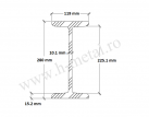 Profil INP zincat 280 mm 1